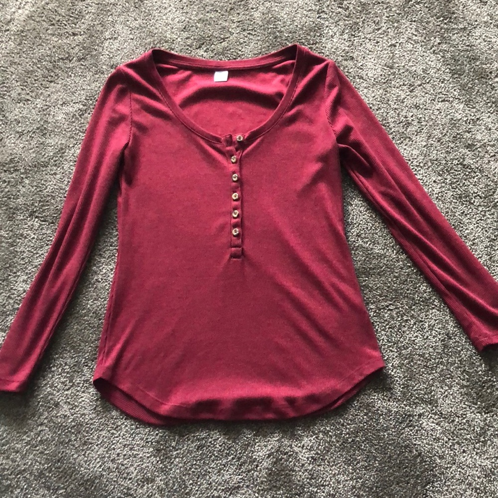 Old Navy 3/4 Button Up Sweater